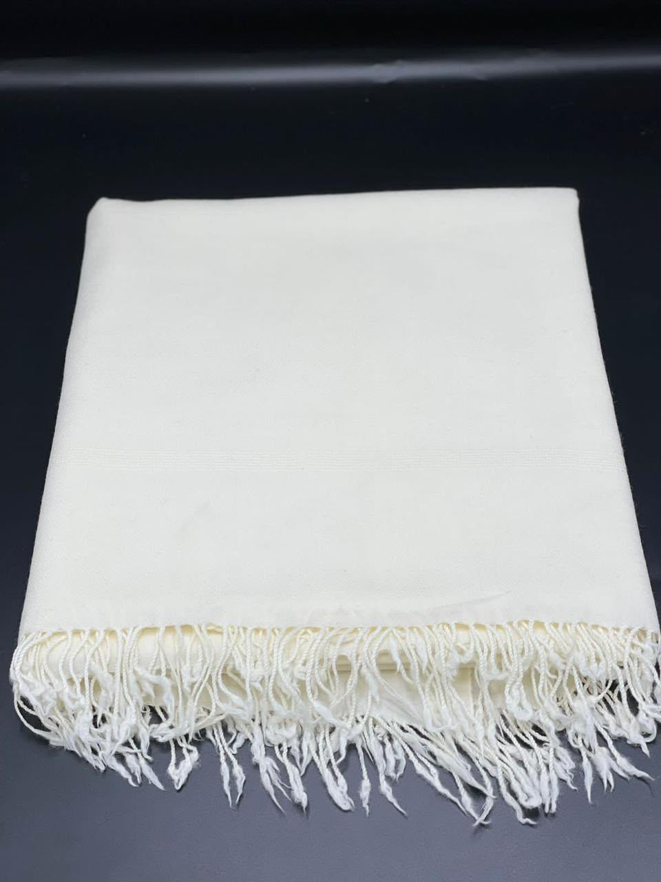 Off-White 48 Pure Australian Woolen Shawl with Frame Border
