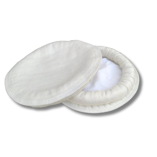 Luxury Handmade Pure Wool White Chitrali Pakol Cap