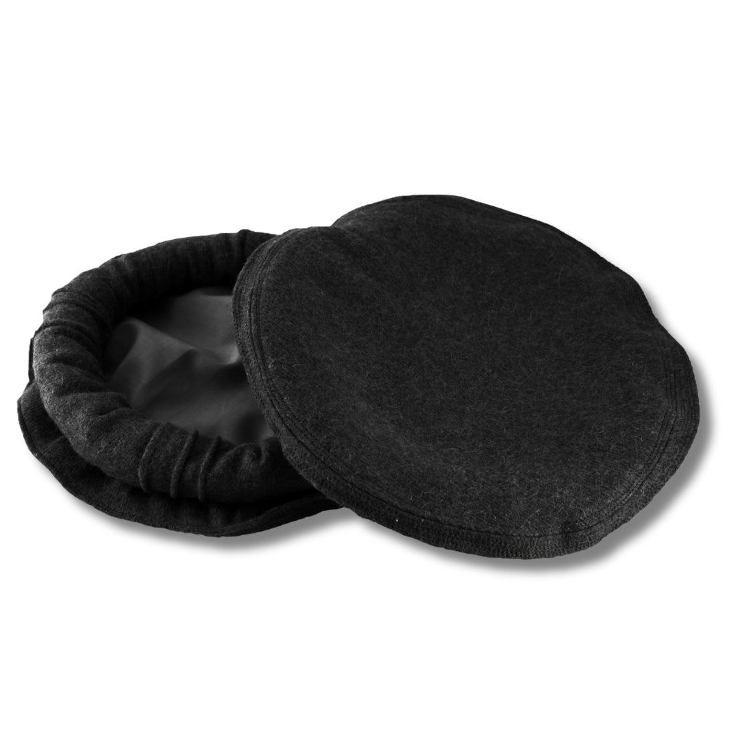Luxury Handmade Pure Wool Black Chitrali Pakol