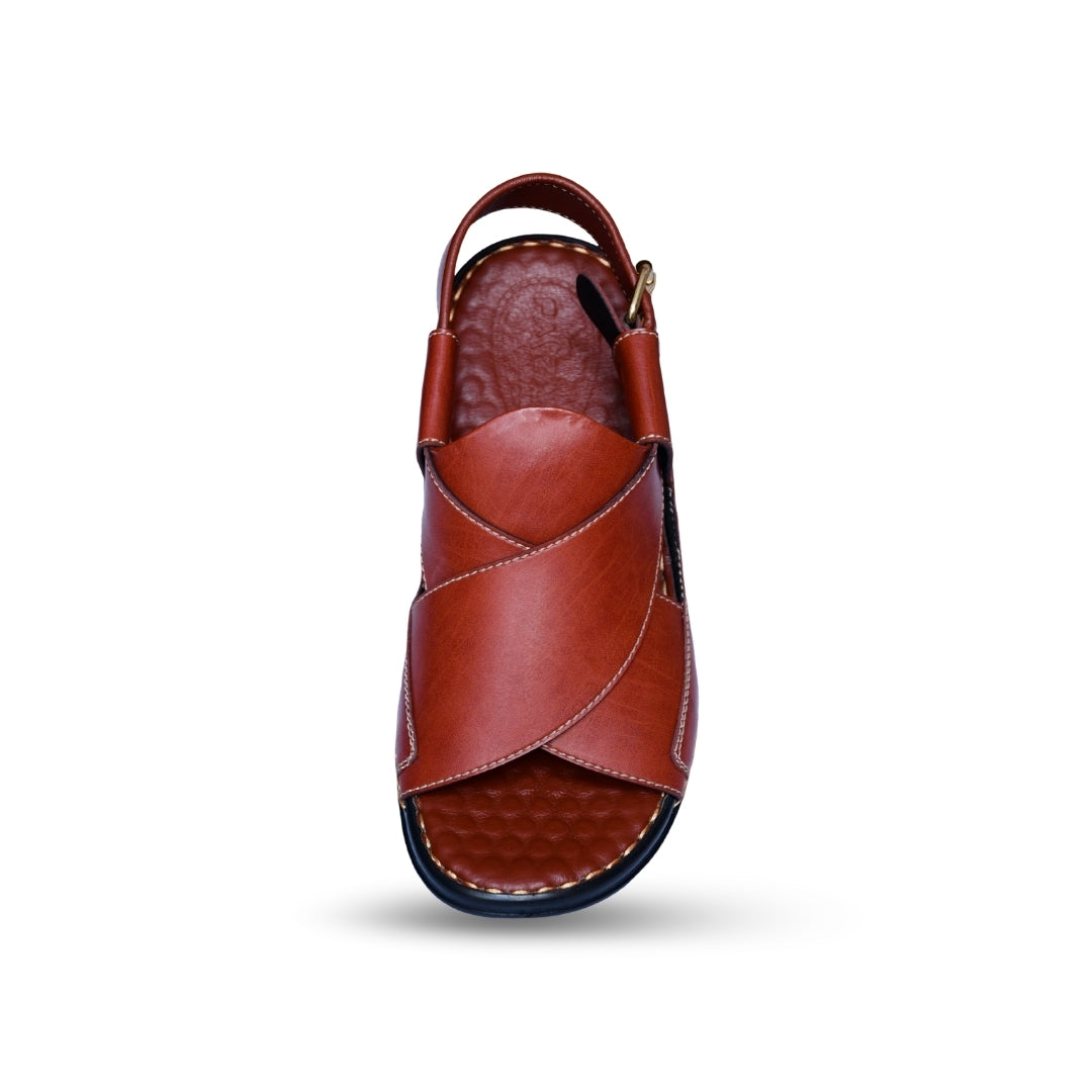 Handmade Tan Brown Sandals for Men | Riwayat Crafts