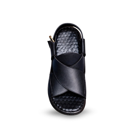 Riwayat Handmade Black Sandals for Men